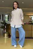 Made in Italy Conrad Body Skim Knit Jumper Stone